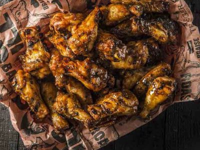 Traeger Grilled Honey Curry Chicken Wings