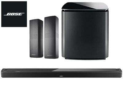 Bose Smart Ultra Soundbar, Bass Module 700 & Premium Rear Surround Speaker Set