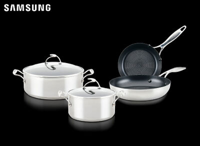 FREE induction cookware set**