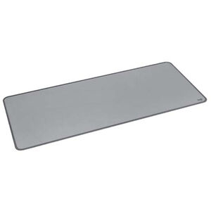 Logitech Desk Mat Studio Series Extended Mouse Pad with Spill-resistant Durable Design (Large) - Mid Gray, , hires