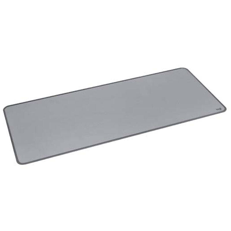 Logitech Desk Mat Studio Series Extended Mouse Pad with Spill-resistant Durable Design (Large) - Mid Gray, , hires