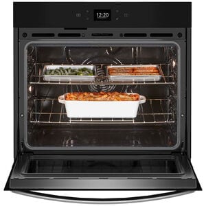 Whirlpool 30 in. 5 cu. ft. Smart Electric Single Wall Oven with Standard Convection - Fingerprint Resistant Stainless, , hires