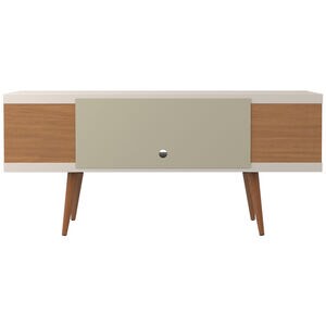 Manhattan Comfort Utopia 53" TV Stand - Off White & Maple Cream, , hires