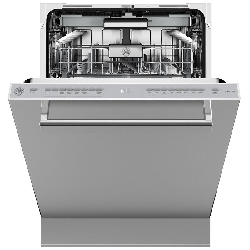 Bertazzoni 24 in. Top Control Dishwasher with 39 dBa Sound Level, 3rd-Rack & PowerDry Plus - Stainless Steel, , hires