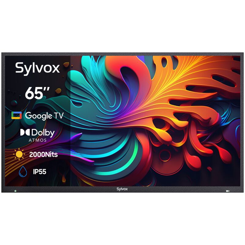 Sylvox - Pool Pro 2.0 65" Class Full Sun 4K UHD QLED Smart Google Outdoor TV, , hires