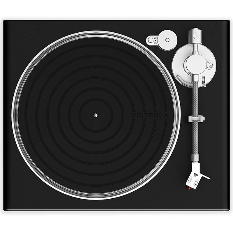 Victrola Hi-Res Carbon Turntable - Black/Silver, , hires