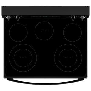 Whirlpool 30 in. 5.3 cu. ft. Air-Fry Standard Convection Electric Range with Radiant Burners - Black, , hires