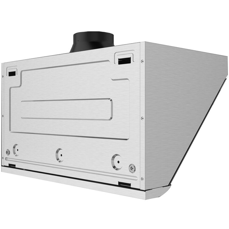 Fotile Slant Vent Series 36 in. Side Vent Range Hood with 4 Speed Settings, 1000 CFM, Ducted Venting & 2 LED Lights - White Glass, , hires