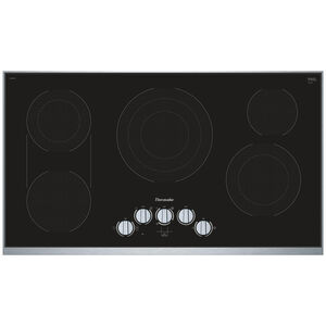 Thermador Masterpiece Series 37 in. 5-Burner Electric Cooktop with Simmer Burner - Black, , hires