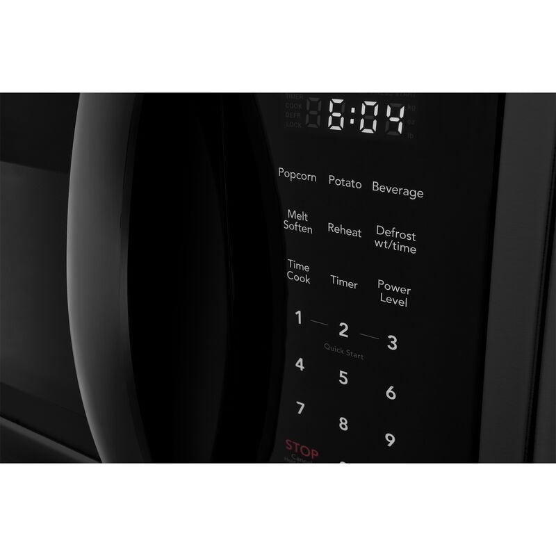 Frigidaire 30 in. 1.8 cu. ft. 1000W Over-the-Range Microwave with 300 CFM - Black Stainless, Black Stainless, hires