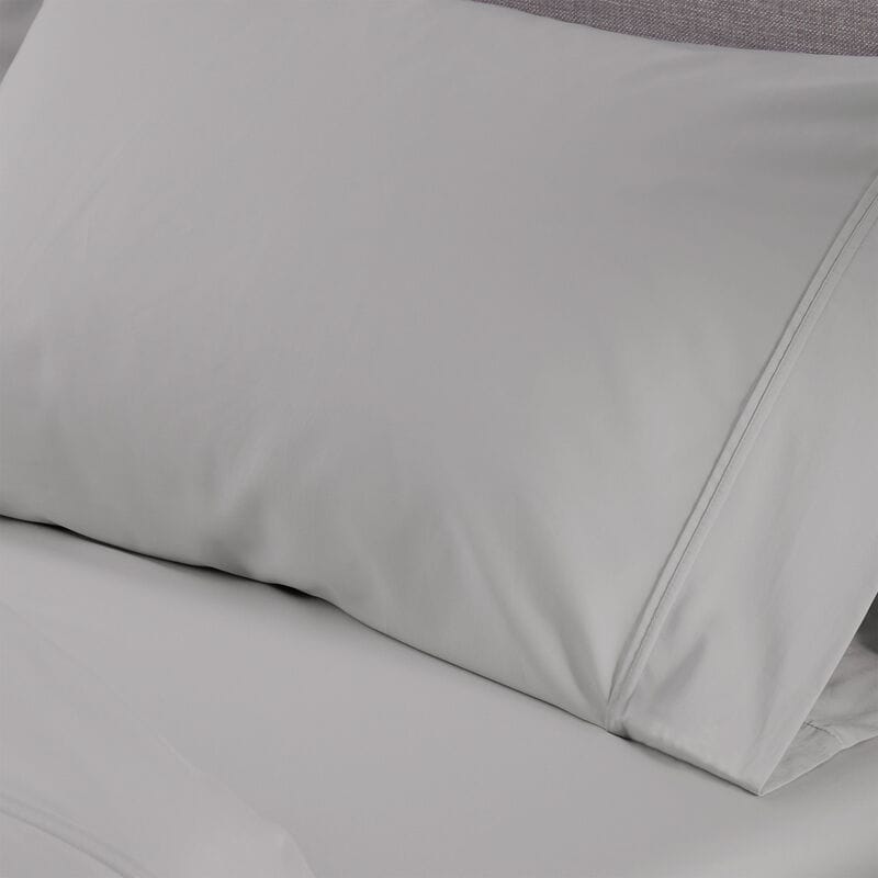 BEDGEAR Basic King Size Sheet Set (Ideal for Adj. Bases) - Light Grey, , hires