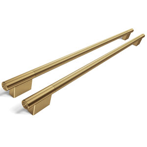 KitchenAid Handle Hardware Accessory Kit for 42 in. Built-In Side-by-Side Refrigerators - Brass, Brass, hires