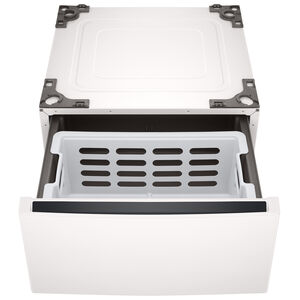 LG Laundry Pedestal Storage Drawer for 27 in. Front Load Washer & Dryers with Basket - Alpine White, , hires
