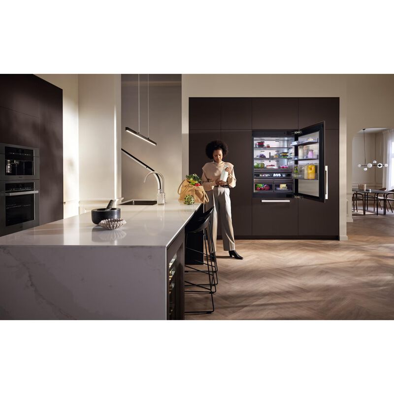 Miele MasterCool Series 36 in. 20.2 cu. ft. Built-In Smart Counter Depth Bottom Freezer Refrigerator with Internal Water Dispenser - Custom Panel Ready, , hires