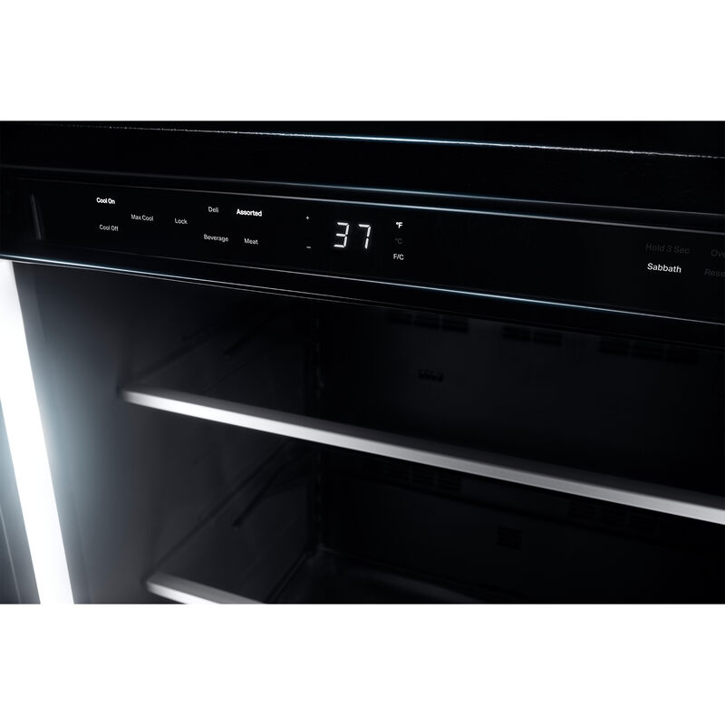 JennAir Noir 24 in. 5.2 cu. ft. Built-In Undercounter Refrigerator - Black, , hires