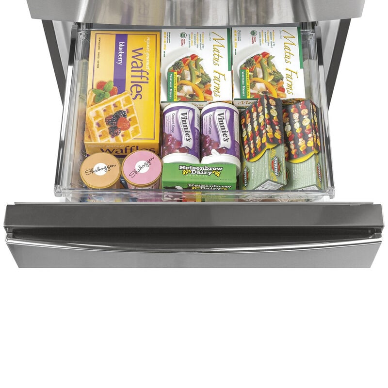 GE 24 in. 11.9 cu. ft. Counter Depth Bottom Freezer Refrigerator - Stainless Steel, , hires