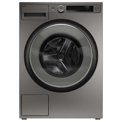 Asko 5-Series 24 in. 2.8 cu. ft. Smart Stackable Front Load Washer with Steam Cycle - Titanium | W5XLT