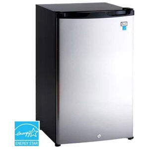 Avanti 20 in. 4.4 cu. ft. Mini Fridge - Stainless Steel, Stainless Steel, hires
