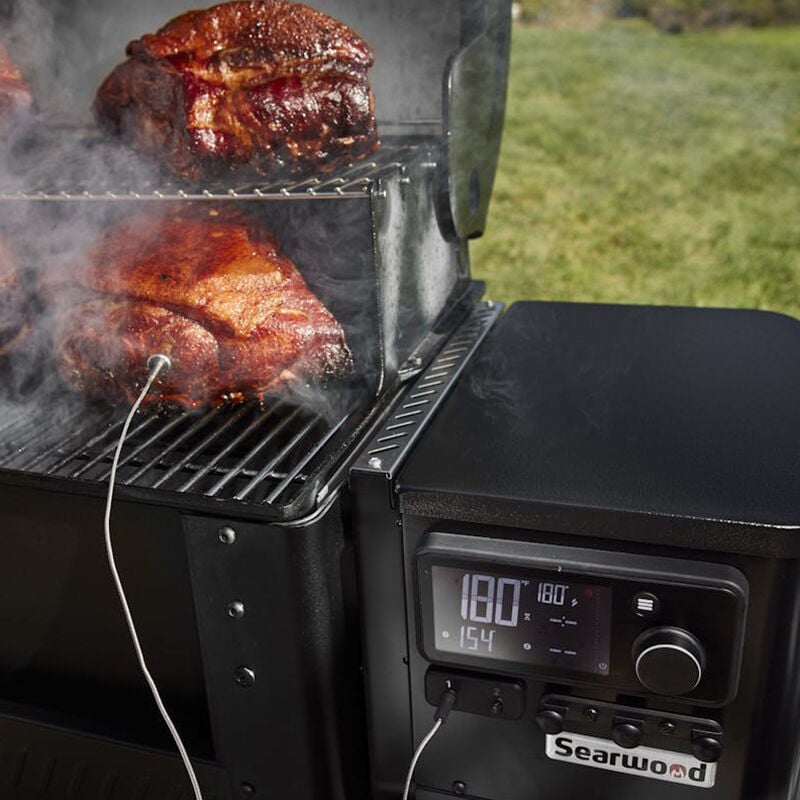 Weber Searwood XL 600 Wood Pellets Grill - Black, , hires
