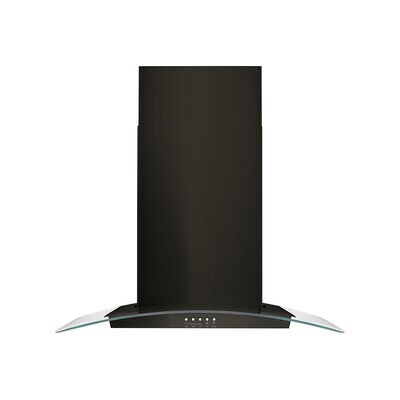 Whirlpool 30 in. Convertible Chimney Style Range Hood with 400 CFM, 3 Fan Speeds & 2 LED Lights - Black Stainless | WVW51UC0HV
