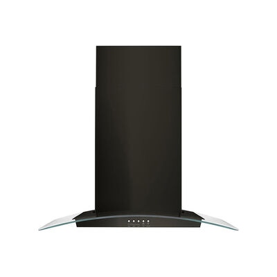 Whirlpool 30 in. Chimney Style Range Hood with 3 Speed Settings, 400 CFM, Convertible Venting & 2 LED Lights - Black Stainless | WVW51UC0HV