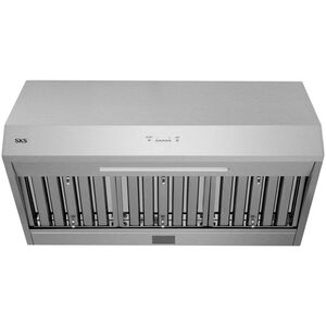 SKS 36 in. Smart Ducted Canopy Pro Style Range Hood with 650 CFM, 5 Fan Speeds & 1 LED Light - Stainless Steel, , hires