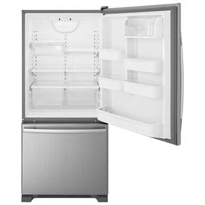 Amana 29 in. 18.6 cu. ft. Bottom Freezer Refrigerator - Stainless Steel, Stainless Steel, hires