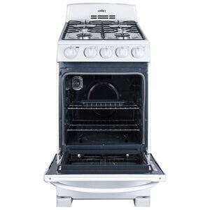 Summit 20 in. 2.3 cu. ft. Gas Range with 4 Sealed Burners - White, , hires