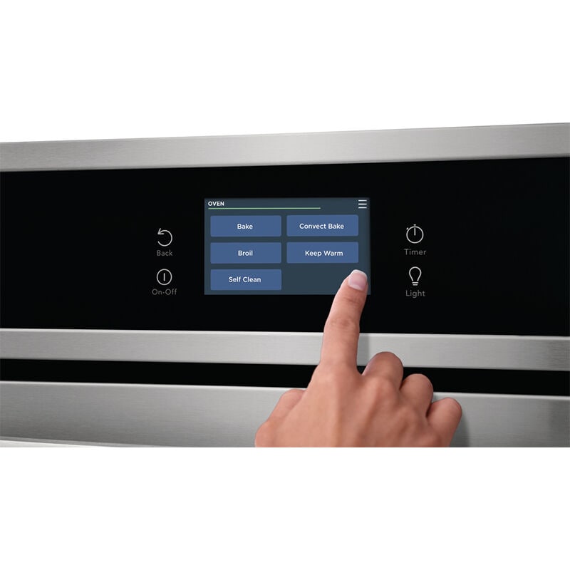 Frigidaire 30 in. 5.3 cu. ft. Electric Single Wall Oven with Standard Convection - Stainless Steel, Stainless Steel, hires