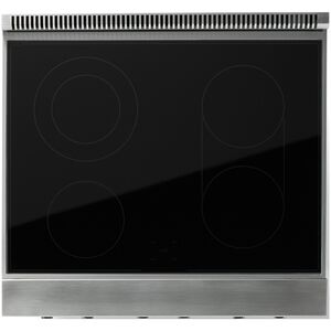 Viking 5 Series 30 in. 4.7 cu. ft. True European Convection Electric Range with Smoothtop Burners - Stainless Steel, , hires
