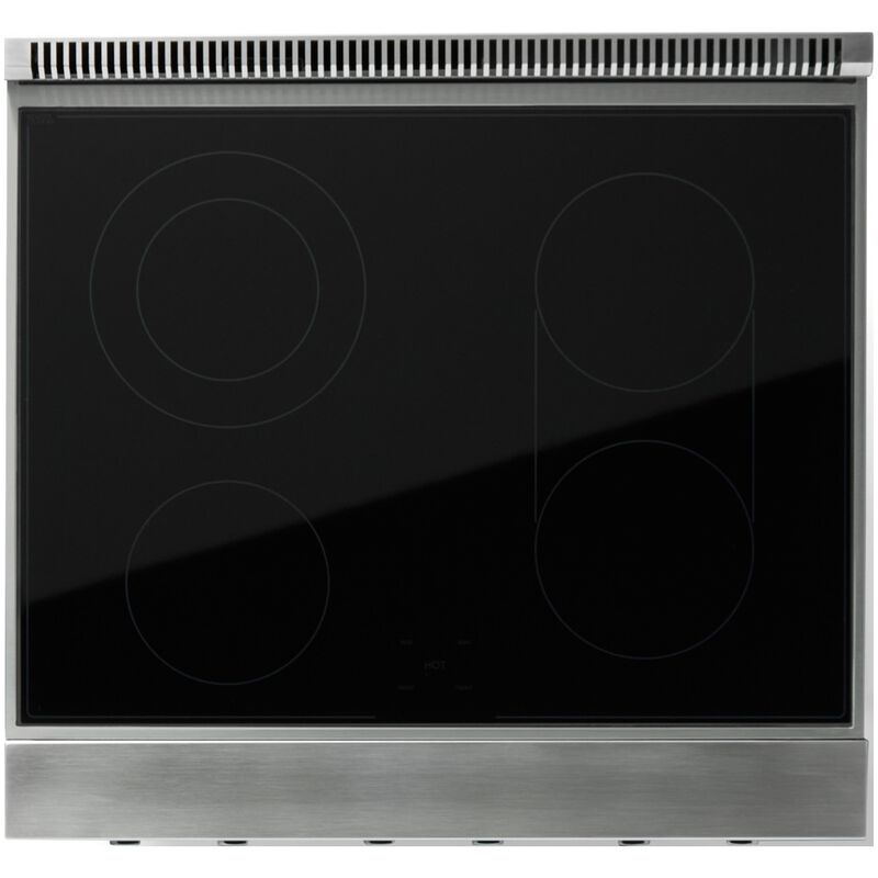 Viking 5 Series 30 in. 4.7 cu. ft. True European Convection Electric Range with Smoothtop Burners - Stainless Steel, , hires