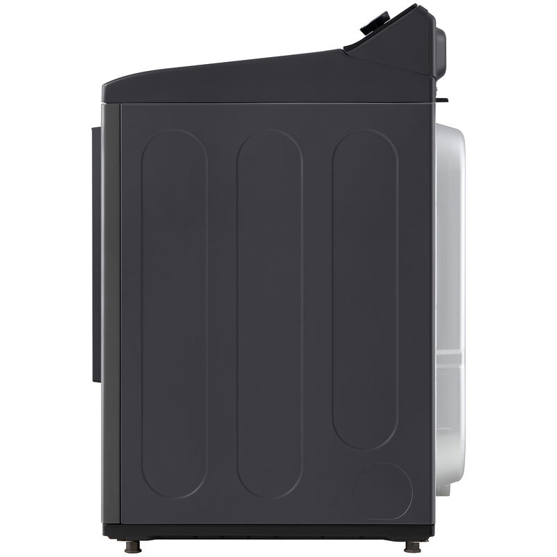 LG 27 in. 7.3 cu. ft. Smart Electric Dryer with AI Sensor Dry - Platinum Black, Platinum Black, hires