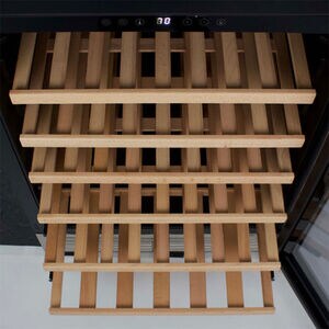 Avanti Designer Series 23 in. Undercounter Wine Cooler with Wood Racks, Single Temperature Zone & 51 Bottle Capacity - Stainless Steel, , hires