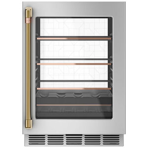 Cafe Beverage Center/Wine Cooler Handle Kit - Brushed Brass, , hires