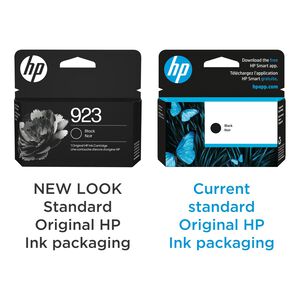 HP 923 Black Ink Cartridge, , hires