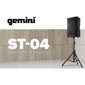Gemini Professional Speaker Stand - Black, , hires