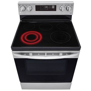 LG 30 in. 6.3 cu. ft. Smart Electric Range with Radiant Burners - Stainless Steel, , hires