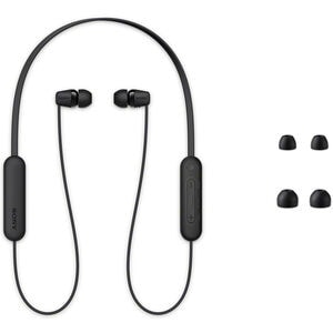 Sony WI-C100 Wireless In-ear Bluetooth Headphones with built-in microphone, Black, , hires