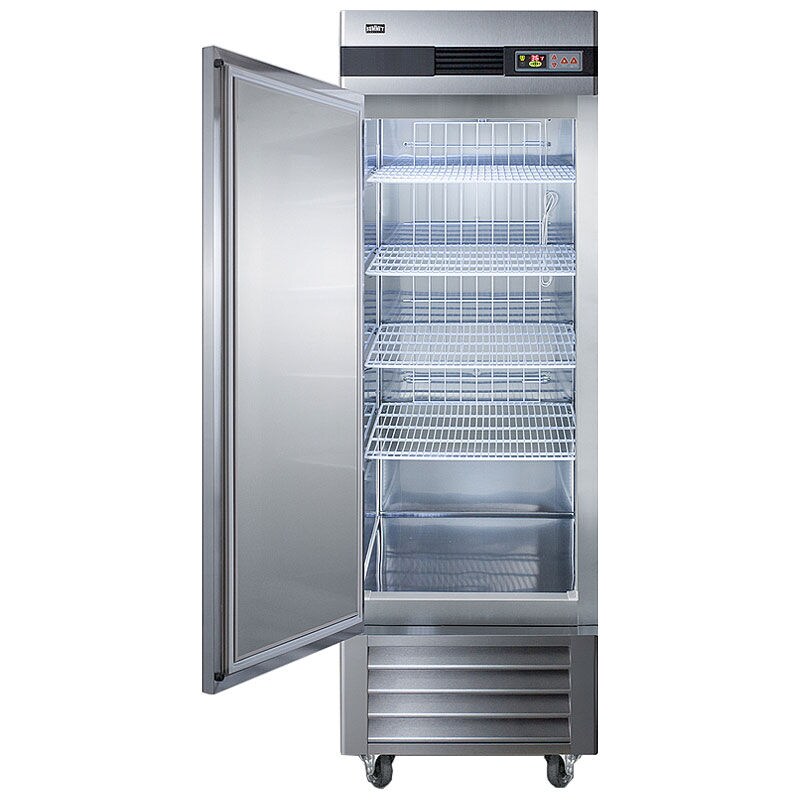 Summit 28 in. 23.0 cu. ft. Left-Hinged Freezerless Refrigerator - Stainless Steel, , hires