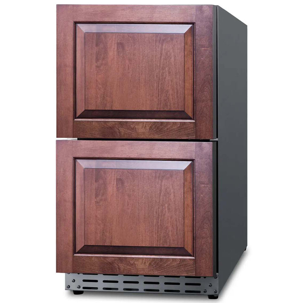Summit 18 in. 3.4 cu. ft. Outdoor Double Refrigerator Drawers
