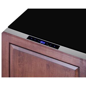 Summit 24 in. 3.3 cu. ft. Outdoor Refrigerator & Freezer Drawer - Stainless Steel/Panel Ready, , hires