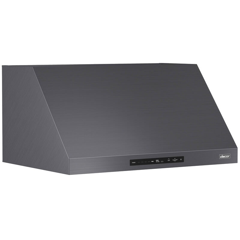 Dacor 36 in. Smart Ducted Canopy Pro Style Style Range Hood with 1200 CFM, 4 Fan Speeds & 1 LED Light - Graphite Stainless, , hires