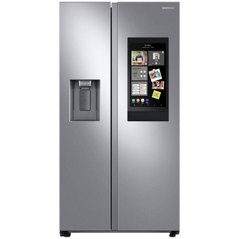 Samsung 36 in. 21.5 cu. ft. Smart Counter Depth Side by Side Refrigerator with Ice & Water Dispenser - Stainless Steel, Stainless Steel, hires