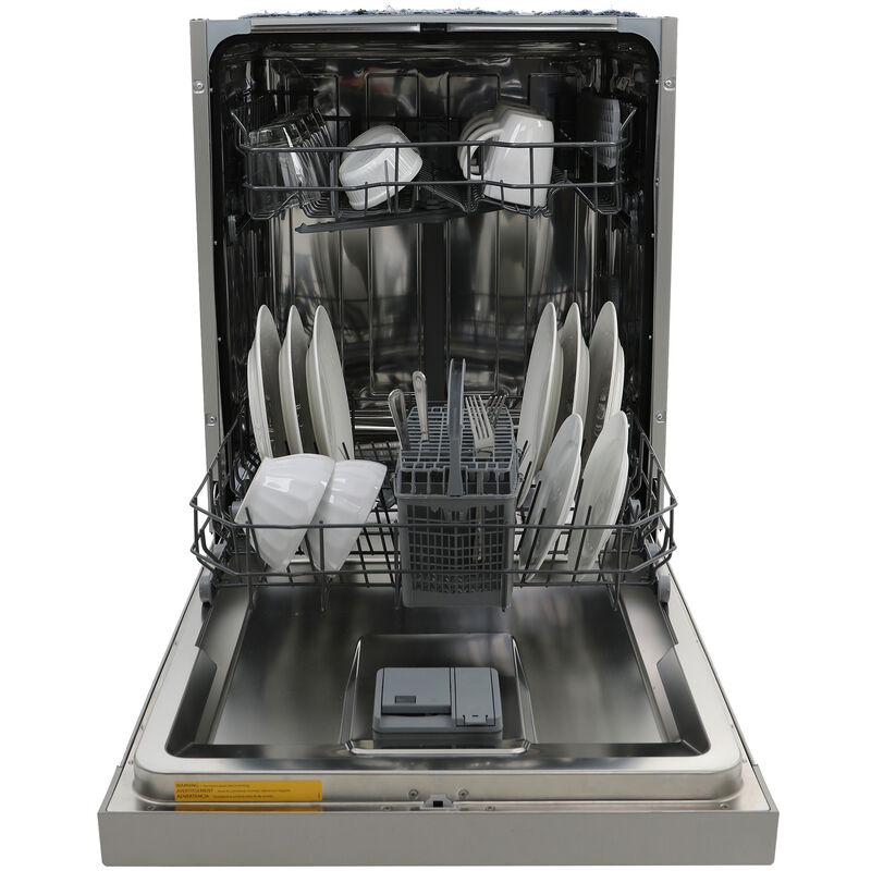 Avanti 24 in. Built-In Dishwasher with Front Control, 57 dBA Sound Level, 12 Place Settings, 5 Wash Cycles & Sanitize Cycle - Stainless Steel, , hires