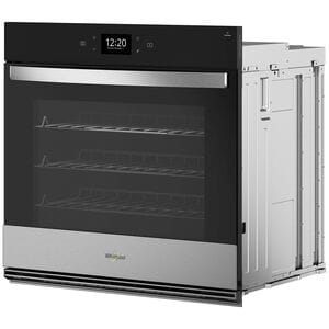 Whirlpool 30 in. 5 cu. ft. Smart Electric Single Wall Oven with True European Convection - Fingerprint Resistant Stainless, Fingerprint Resistant Stainless, hires