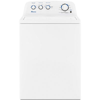 Amana 28 in. 3.8 cu. ft. Top Load Washer with High-Efficiency Agitator - White | NTW4519JW