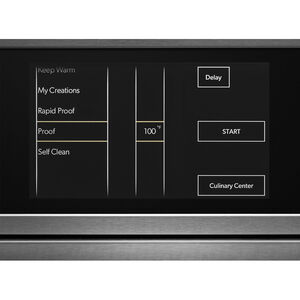JennAir Noir 30" 10.0 Cu. Ft. Electric Smart Double Wall Oven with Dual Convection & Self Clean - Floating Glass Black, , hires