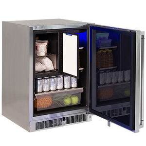 Lynx 24 in. Built-In 4.9 cu. ft. Outdoor Undercounter Refrigerator - Stainless Steel, , hires
