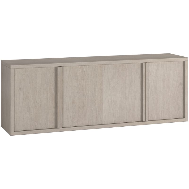 Preston & Cole Adaline 68" Wide TV Stand for TVs up to 75" - Alder White, , hires