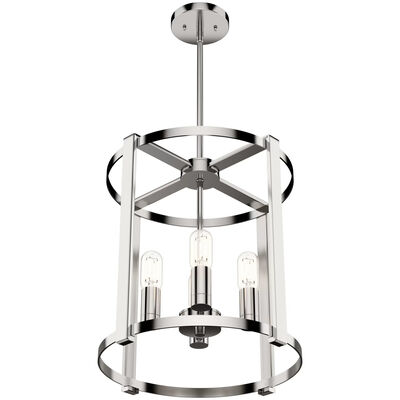 Hunter Astwood 16 in. 4 Light Chandelier - Brushed Nickel | 19117